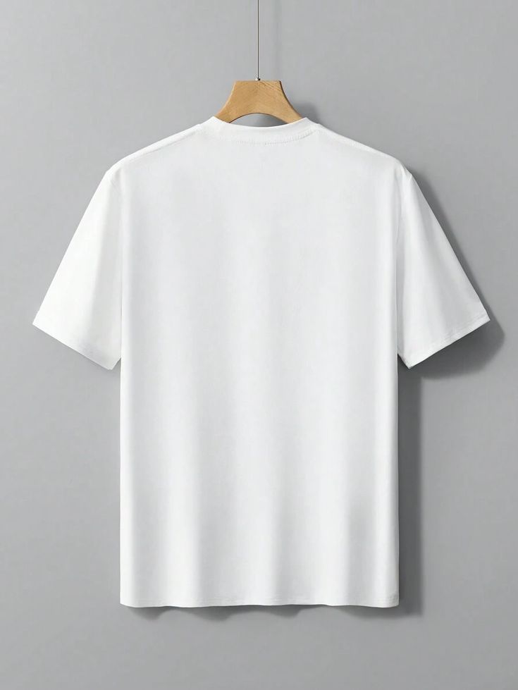 Men’s Regular Fit T-Shirt – White (Round Neck)