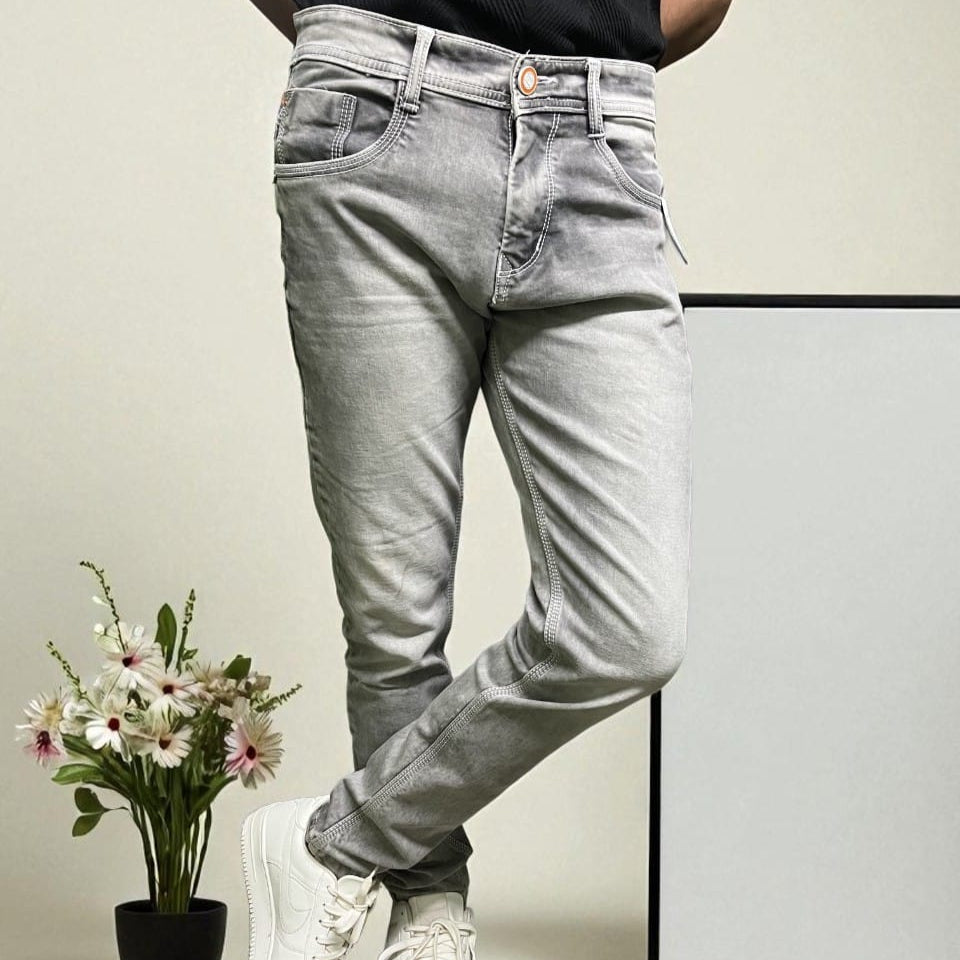 Men's Skinny Fit Jeans – Grey