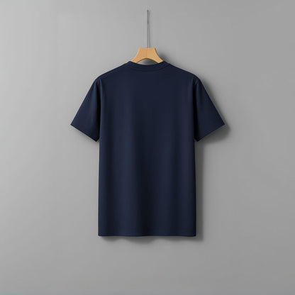 Men’s Regular Fit T-Shirt – Navy Blue (Round Neck)