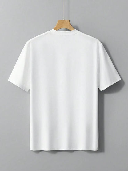Men’s Regular Fit T-Shirt – White (Round Neck)