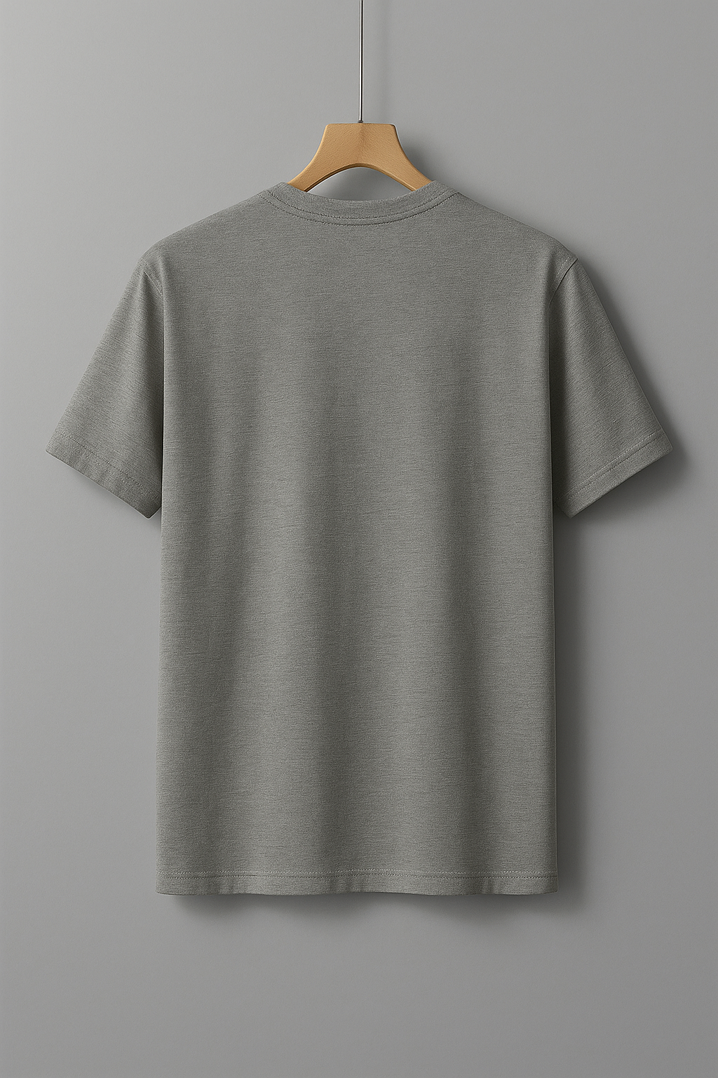 Men’s Regular Fit T-Shirt – Gray (Round Neck)