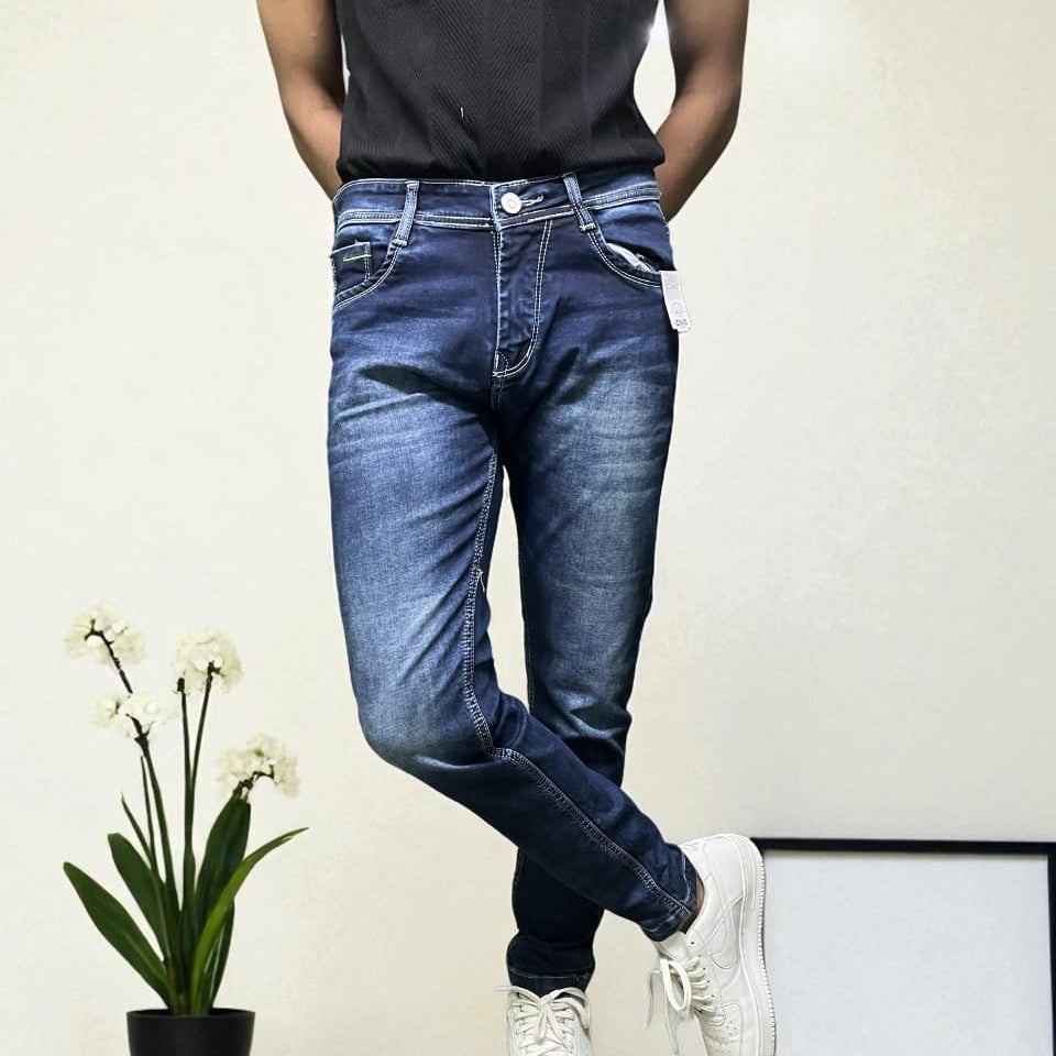 Men's Skinny Fit Jeans – Dark Blue