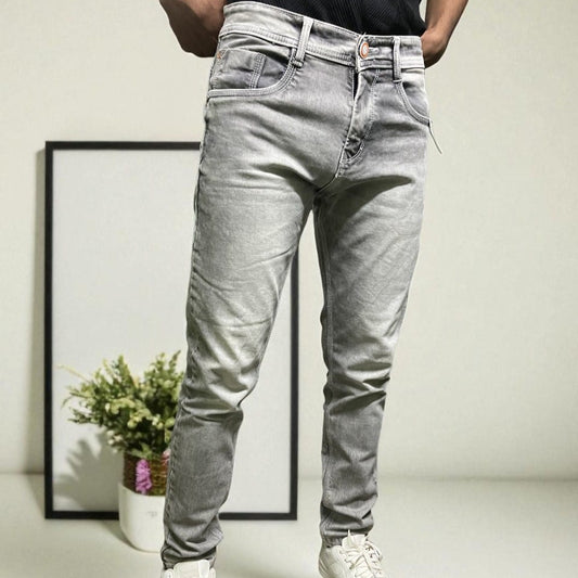 Men's Skinny Fit Jeans – Grey