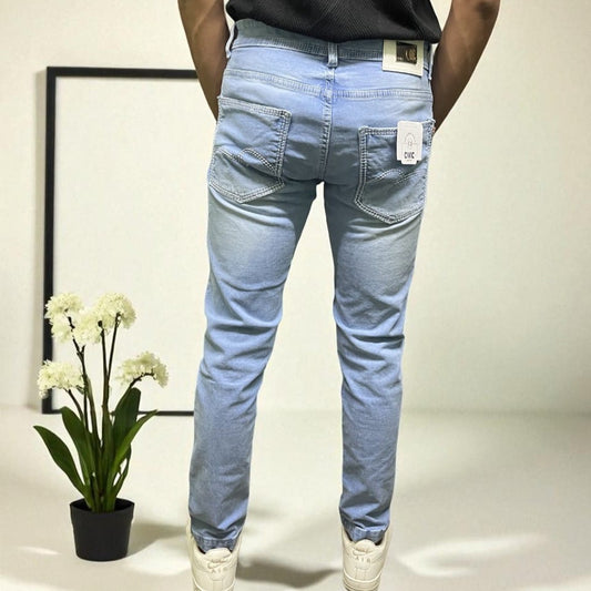 Men's Skinny Fit Jeans – Light Blue